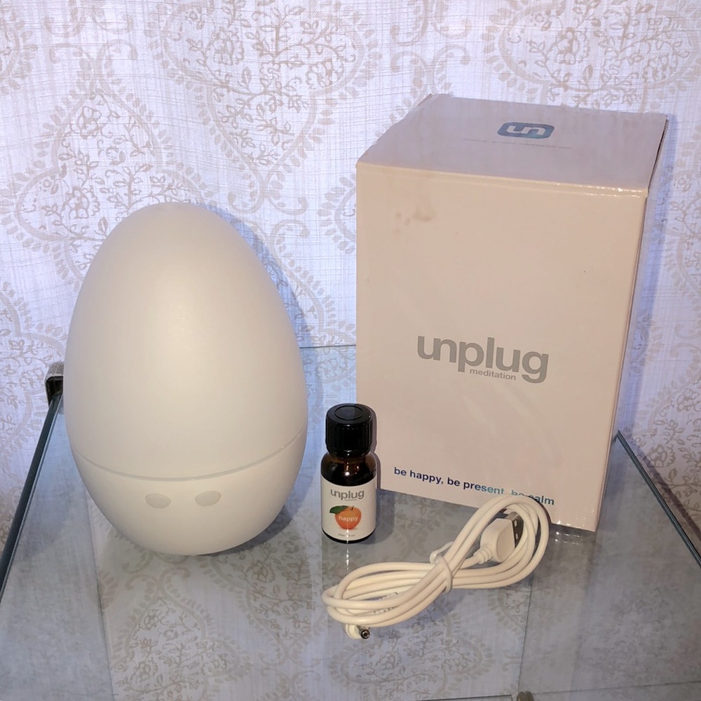 Unplug Meditation Diffuser with Orange Oil
